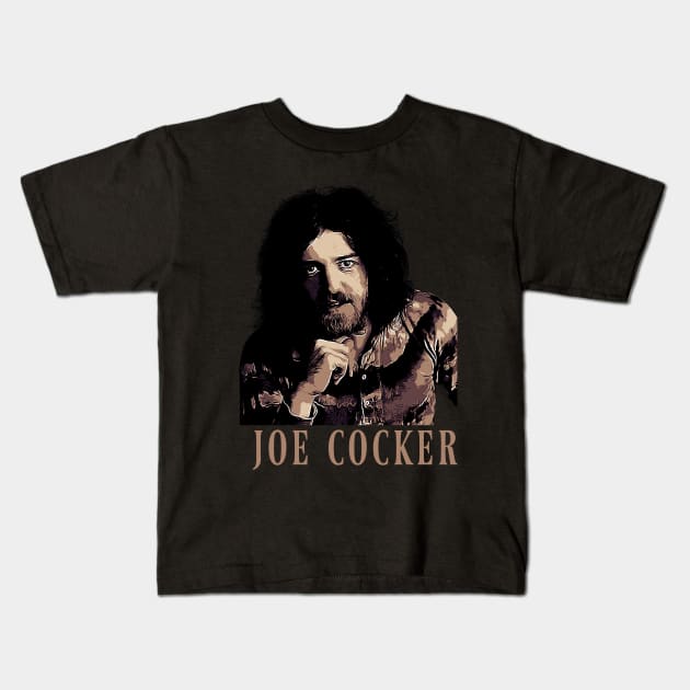 Joe cocker // Tribute Kids T-Shirt by Degiab